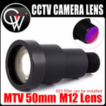 Objectif avec filtre infrarouge pour la sécurité CCTV,caméra vidéo Run Cam,résistant à 1/3,carte M12 MTV,objectif 6.7 en effet 50mm