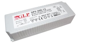 GPV-200-12 200W 12V IP67 LED-strömförsörjning för utomhusbelysning