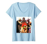 Womens Afrika Bambaataa & Soul Sonic Force By George DuBose V-Neck T-Shirt