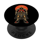 Mecha Samurai Mech Japonais Anime Manga Comic Robot Ronin PopSockets PopGrip Adhésif