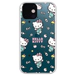 Personalaizer Coque pour iPhone 13 - Hello Kitty Patron Stickers