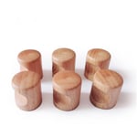 Ccykxa - Boutons De Tiroir En Bois - Poignee De Meuble Cuisine Bois - Bouton De Tiroir En Bois - Poignée Meuble En Bois,Accessoires Pour Portes De