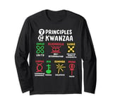 7 Principles Of Kwanzaa Black African American Men Women Kid Long Sleeve T-Shirt