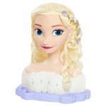 La Reine des Neiges, Elsa, Tête à Coiffer Deluxe, 18 Accessoires de Coiffure inclus, Jouet pour enfants dès 3 ans, Giochi Preziosi FRND6