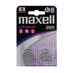 Maxell Lithium CR2025 batteri - 2 stk.