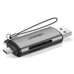 UGREEN SD / micro SD minnekortleser med USB-C / USB-A