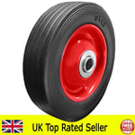 6" SOLID TROLLEY / SACK TRUCK WHEEL - 16MM ROLLER BEARINGS METAL CENTRE (6X1.5)