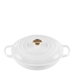 Le Creuset - Signature buffetgryte 30 cm 3,5L white