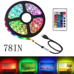 Julgran USB Led Strip Light Rgb 2538 Lighting Strip 2m