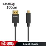 SmallRig D to A HDMI Cable Ultra Thin HDMI Cord 100cm / 3.28Ft 4795