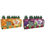 Robinsons Fruit Shoot Fruit Juice, Orange, 8 x 200ml & Fruit Shoot Apple and Blackcurrant, 8 x 200ml