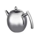 Large Capacity Kettle with Filter, Durable Stainless Steel Teapot Coffee Pot Kettle with Filter Large Capacity for Restaurants, Conference Rooms, Living Room(1.5L/1500ml)