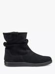 Hotter Sprite Suede Ruched Ankle Boots