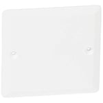 Legrand 089281 Couvercle Universel Carré Batibox pour Boîte, 1 Poste, 80mm x 80mm, Blanc