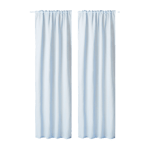 Åhléns Home Skir gardin LISA 130x250 cm, 2-pack Blå