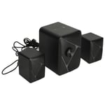 New USB Powered Desktop Speakers Wired 2.1 Multimedia Speaker System With Subwoo