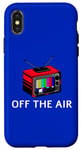 iPhone X/XS FUNNY OFF THE AIR RETRO TELEVISION VINTAGE NO SIGNAL TV Case