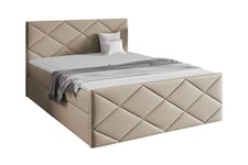 Boisdale Sengeramme 120x200 cm - Beige/Lys Beige & sengestamme