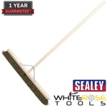 Sealey Broom 36"(900mm) Stiff/Hard Bristle Brush Sweep Clean Cleaning Floor