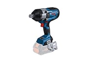 Bosch Professional BITURBO clé à chocs sans fil GDS 18V-1050 HC (couple de serrage 1,050 Nm, couple de rupture 1,700 Nm, sans batteries et chargeur, dans la boîte)