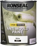 Ronseal AMPWM750 Anti Mould Paint White Matt 750ml