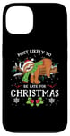 Coque pour iPhone 13 Plus susceptible d'être en retard pour Noël assorti à la famille