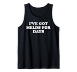 Funny Rummy Card Playing Game Tank Top