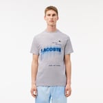 T-shirt Lacoste Tennis x Daniil Medvedev Taille M Gris Clair Chiné