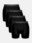 British Boxers Bamboo Trunks, Pack of 4