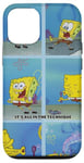 Coque pour iPhone 12/12 Pro SpongeBob SquarePants SpongeBob Bubble Technique Grid Logo