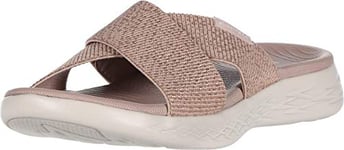 Skechers Femme on-The-go 600-16259 Sandale Glissante, Rose Gold, 36 EU Large