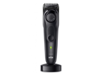 Braun BeardTrimmer 7 80708231, Tvättbar, Underhållsfri – ingen olja behövs, Batteri, Svart