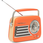 Madison Radio Bluetooth Retro ja FM (Matt Orange)