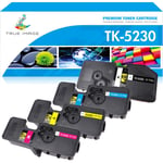 4 Toner Cartridge for Kyocera TK5230 ECOSYS M5521cdn M5521cdw P5021cdn P5021cdw