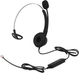 Mono RJ9 Oreillette Casque IP Téléphone Micro Anti-Bruit et Contrôle de Volume pour de Toutes Les Marques Cisco ShoreTel Polycom NEC Aspire Dterm Nortel Norstar Meridian Siemens ROLM