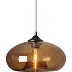 Plafond Vintage Industrial Chandelier E27 Lustres Light Lamp Colorful Eclairage De Plafond (Marron) - Aiducho