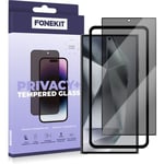 FoneKit Privacy+ Full Cover -panssarilasi, Google Pixel 9, musta