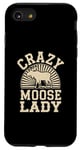 iPhone SE (2020) / 7 / 8 Crazy Moose Lady Funny Moose Case