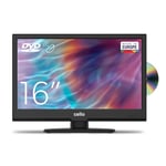 Cello C1620FS Téléviseur LED Full HD 16 Pouces avec Lecteur DVD Intégré et Triple Tuner DVBT2 S2