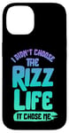 Coque pour iPhone 14 The Rizz Life - Jeu amusant Alpha Gen Z Slang Rizz