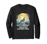 Voyageurs National Park Gray Wolf Wildlife Long Sleeve T-Shirt