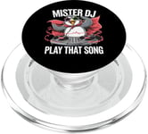 Funny Penguin DJ Mister DJ Play That Song Youth & Adults PopSockets PopGrip for MagSafe