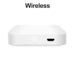 Hub intelligent Tuya ZigBee 3.0,pont de passerelle sans fil/filaire pour télécommande vocale App,fonctionne avec Alexa Google Home Assistant - Type Wireless Hub