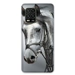 Cokitec Coque pour Xiaomi Mi 10 Lite 5G - Cheval - Blanc