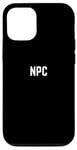 Coque pour iPhone 12/12 Pro NPC Jeux Vidéo Cosplay Gamers Avatar