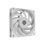 MARSGAMING Mars Gaming MF-NC, Ventilateur PC PWM 120mm, Hyper-Balanced Copper FDB Bearing, Ventilateur Silencieux avec Design de Pales Hybrides, Ventilateur d'Ordinateur Professionnel, Blanc