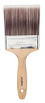 ProDec 4 inch Premier Trade Professional Synthetic Paint Brush for a Smooth Finish Painting with Emulsion, Gloss and Satin Paints on Walls, Ceilings, Wood and Metal, 4" 100mm