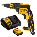 Dewalt DCF620N 18V Brushless Drywall Screwdriver with 1 x 5.0Ah Battery Charger