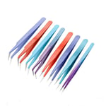 Tweezer Lash Extension Tools Clip Applicator Nail Art Rhinestones Picker