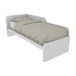 Canapé lit en forme 80x190 - blanc